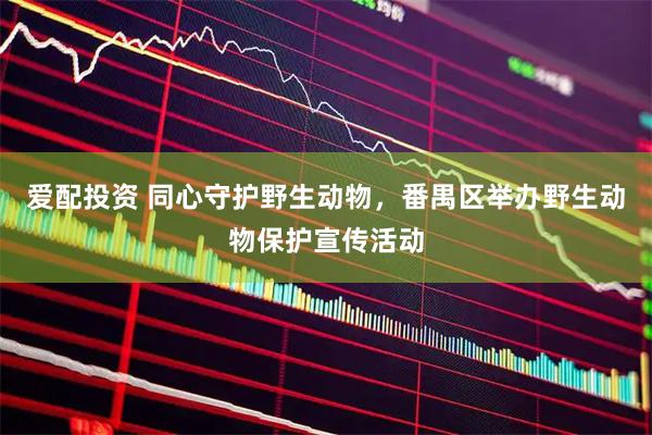 爱配投资 同心守护野生动物，番禺区举办野生动物保护宣传活动