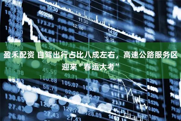 盈禾配资 自驾出行占比八成左右，高速公路服务区迎来“春运大考”
